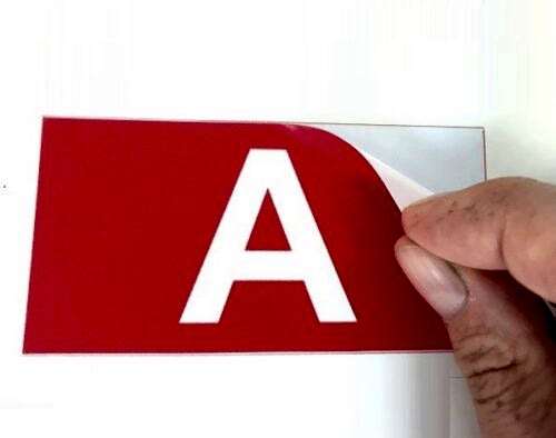 Прямоугольные наклейки