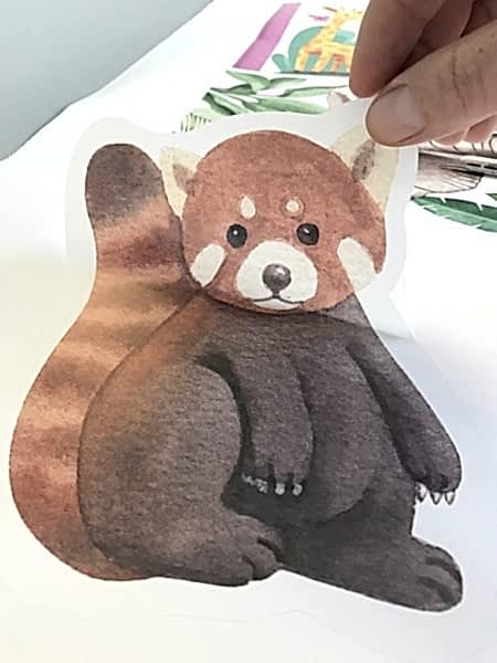 Печать интерьерных наклеек