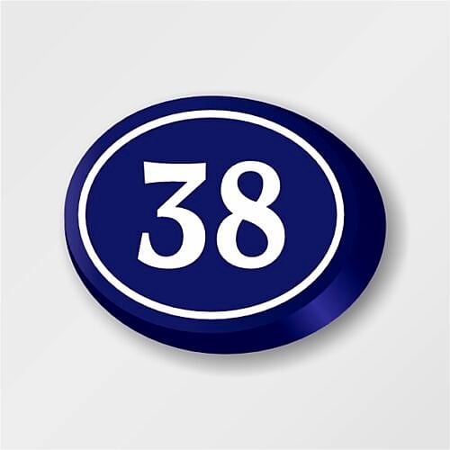 Надомный знак на дом с номером дома 52х42 см ДУ-квартальный